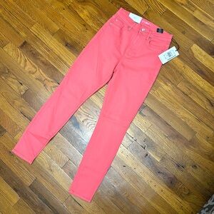 High waist ankle skinny jeans